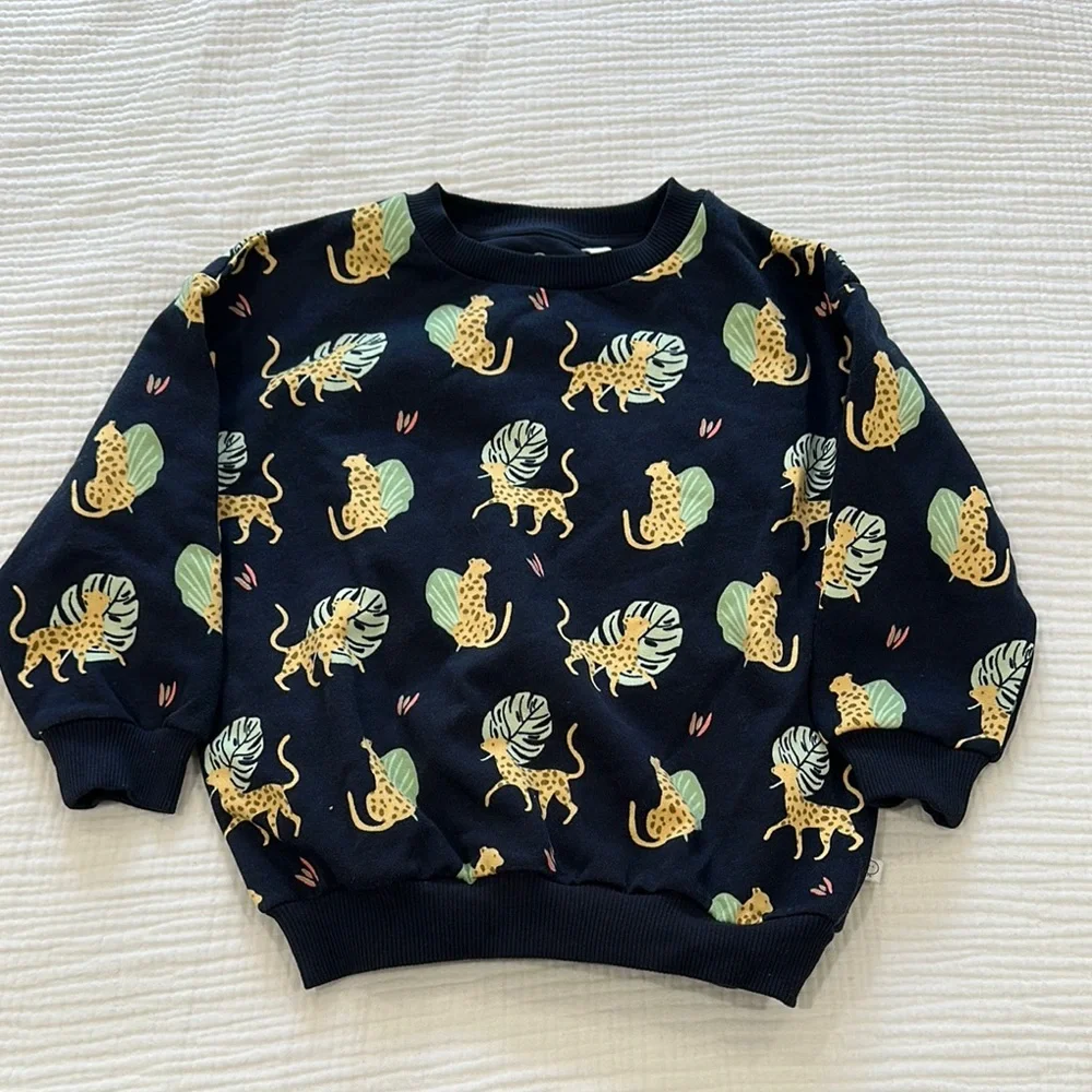 Morí Leopard print oversized sweater